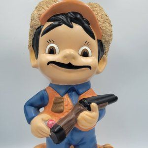 Vintage Hunter Garden Art Figurine Garden Statuary Decor Statue